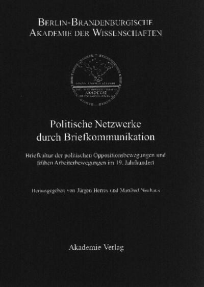 Politische Netzwerke durch Briefkommunikation