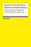 Deutsche Geschichte in Quellen und Darstellung 9