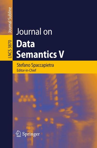 Journal on Data Semantics. Vol.5
