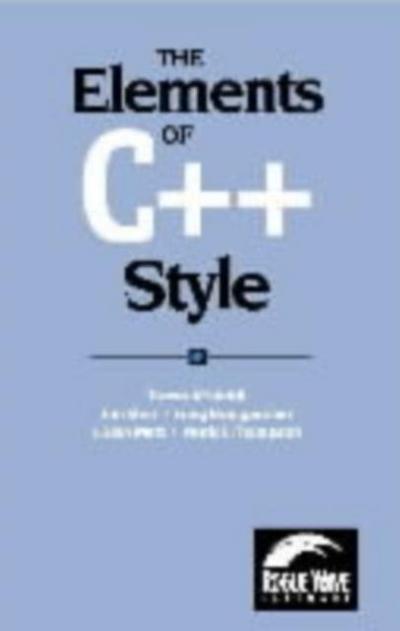 Elements of C++ Style