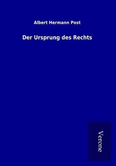Der Ursprung des Rechts