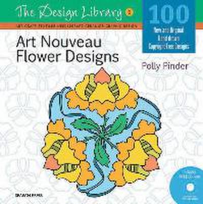 Art Nouveau Flower Designs [With CDROM]