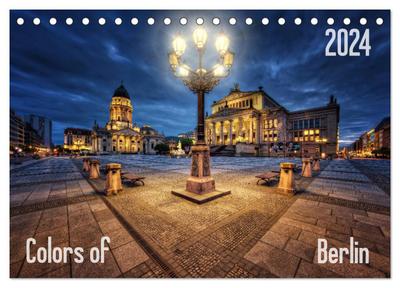Colors of Berlin 2024 (Tischkalender 2024 DIN A5 quer), CALVENDO Monatskalender