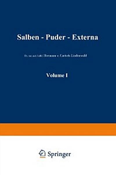 Salben · Puder · Externa