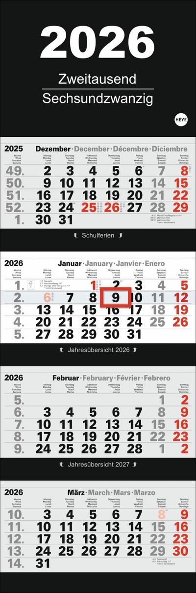 4-Monatsplaner 2026