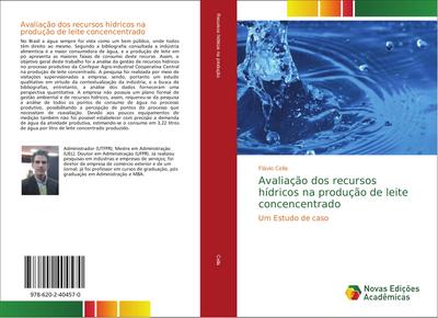 Avaliação dos recursos hídricos na produção de leite concencentrado