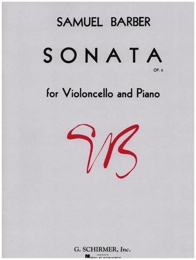 Sonata op.6for violoncello and piano