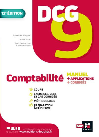 DCG 9 - Comptabilité - Manuel et applications 12e édition