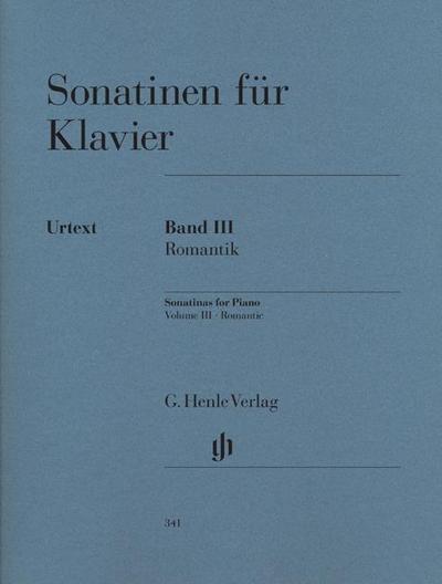 Sonatinen für Klavier Klaviermusik (Auswahlband) - Sonatinen für Klavier - Band III, Romantik