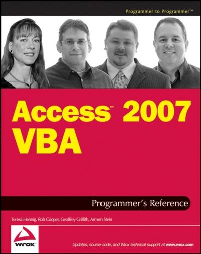 Access 2007 VBA Programmer’s Reference