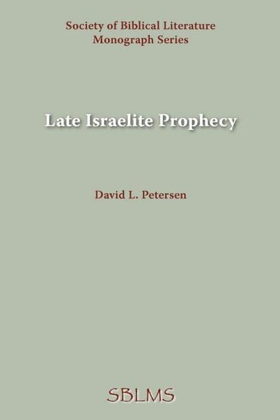 Late Israelite Prophecy