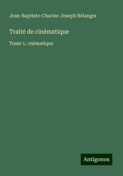 Traité de cinématique