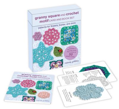 Granny Square and Crochet Motif Card and Book Set: 50 cards and a 64-page book