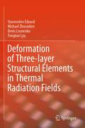 Deformation of Three-layer Structural Elements in 