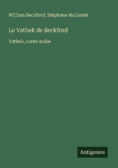 Le Vathek de Beckford