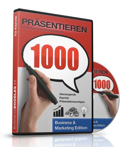 Präsentieren mit fertigen Handzeichnungen, 1000 überzeugende (Apple) Keynote Präsentationsvorlagen, 1 CD-ROM (Business & Marketing Edition)