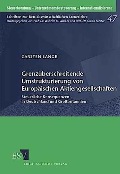 Grenzüberschreitende Umstrukturierung von Europäischen Aktiengesellschaften