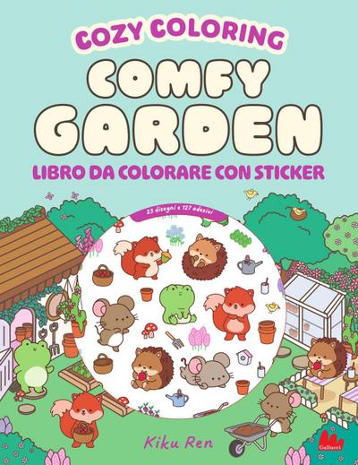 Comfy garden. Cozy coloring book