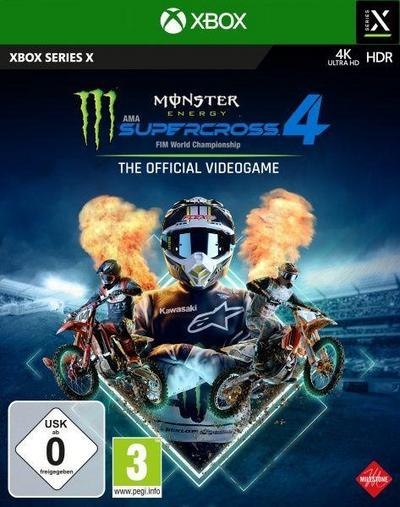 Monster Energy Supercross, The Official Videogame 4, 1 XBox Series X-Blu-ray Disc