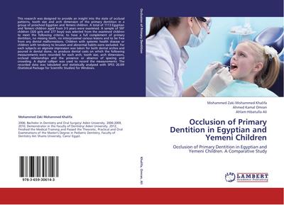 Occlusion of Primary Dentition in Egyptian and  Yemeni Children