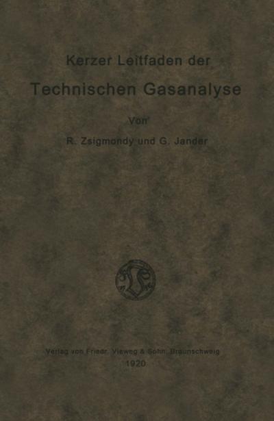 Kurzer Leitfaden der Technischen Gasanalyse