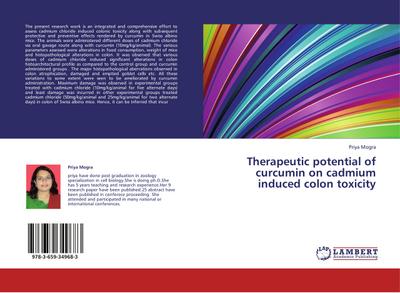 Therapeutic potential of curcumin on cadmium induced colon toxicity