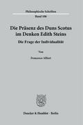 Die Präsenz des Duns Scotus im Denken Edith Steins.