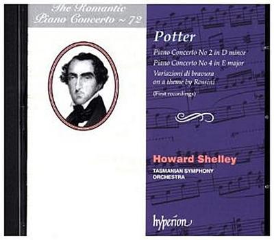 Potter - Klavierkonzerte Nr. 2 & 4. Vol.72, 1 Audio-CD