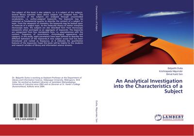 An Analytical Investigation into the Characteristics of a Subject