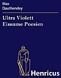 Ultra Violett Einsame Poesien