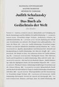 Judith Schalansky oder Das Buch als Gedächtnis der Welt