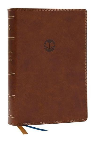 Enduring Word Study Bible: Pastoral Commentary from Every Chapter of the Bible (NKJV, Brown Leathersoft, Red Letter, Comfort Print)