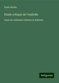 Bertin, É: Etude critique de l’embolie