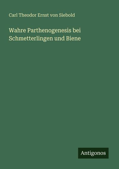 Wahre Parthenogenesis bei Schmetterlingen und Biene
