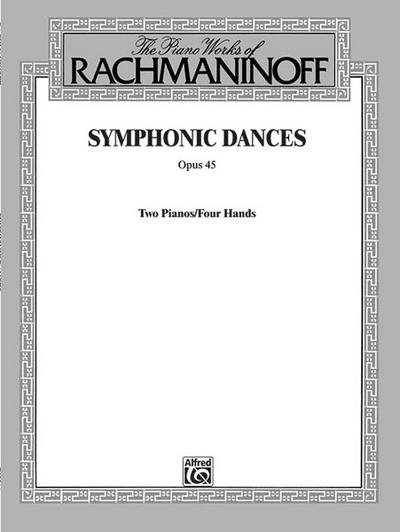Symphonic Dances op.45for 2 pianos for hands