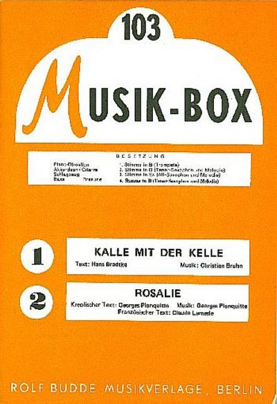 Kalle mit der Kelle   und   Rosalie:für Combo