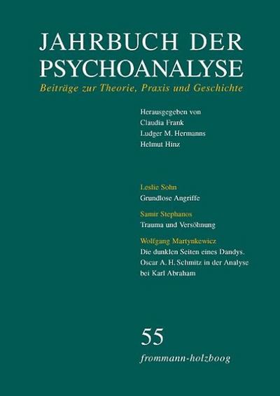 Jahrbuch der Psychoanalyse Jahrbuch der Psychoanalyse / Band 55
