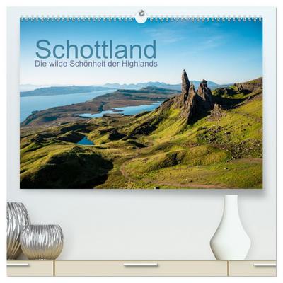 Schottland - Die wilde Schönheit der Highlands (hochwertiger Premium Wandkalender 2026 DIN A2 quer), Kunstdruck in Hochglanz
