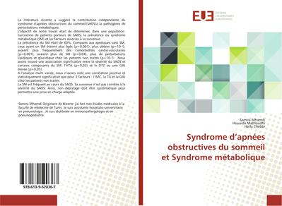 Syndrome d’apnées obstructives du sommeil et Syndrome métabolique