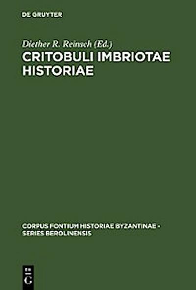 Critobuli Imbriotae Historiae