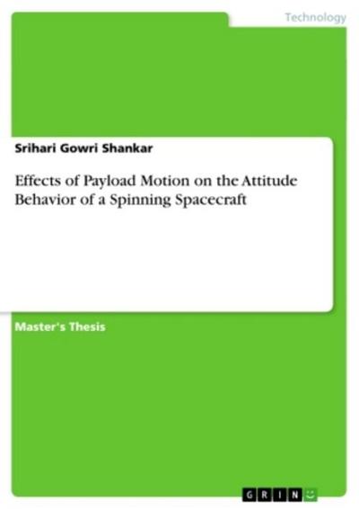 Effects of Payload Motion on the Attitude Behavior of a Spinning Spacecraft