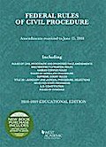 Federal Rules of Civil Procedure, Educational Edition, 2018-2019