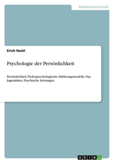 Psychologie der Persönlichkeit