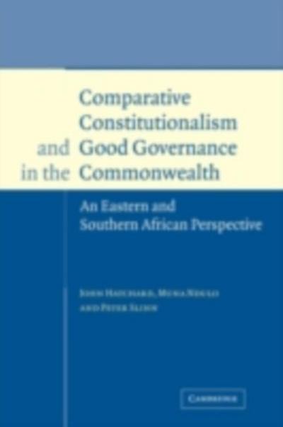 Comparative Constitutionalism and Good Governance in the Commonwealth