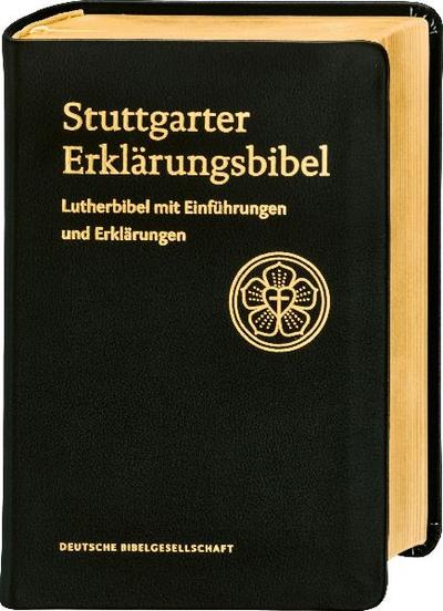 Stuttgarter Erklärungsbibel. Kompaktausgabe Ledereinband mit Goldschnitt