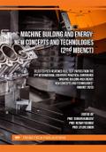 Machine Building and Energy: New Concepts and Technologies (2nd MBENCT)