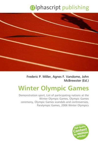 Winter Olympic Games - Frederic P. Miller
