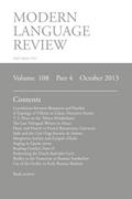 Modern Language Review (108
