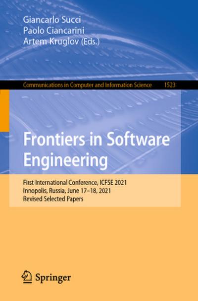 Frontiers in Software Engineering