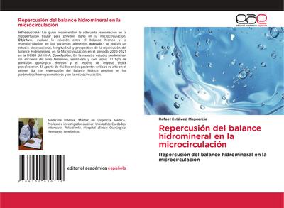 Repercusión del balance hidromineral en la microcirculación